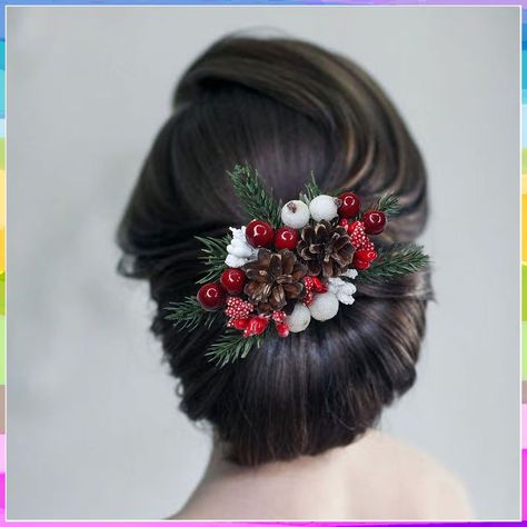 Looking for cute winter hair accessories to elevate your style? Check out these 8 ideas and tips for a stylish look! From cozy beanies to trendy headbands, we've got you covered. Stay warm and fashionable this season with these must-have accessories. Graduation Dance, Diy Winter Wedding, Dance Christmas, Winter Wedding Hair, Trendy Headbands, Wedding Hairpiece, Hair Decor, Hair Accessories Pins, Christmas Gifts For Wife