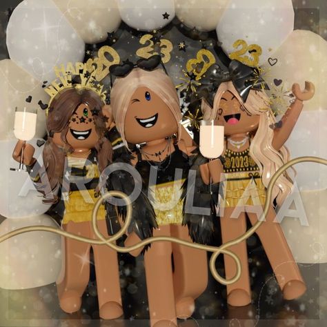 Roblox Friend Group, Bff Profile Pictures, Roblox Bff Profile Pictures, Bff Profile, Roblox Christmas, Avatar Halloween, Roblox Preppy, Roblox Profile, Roblox Aesthetic