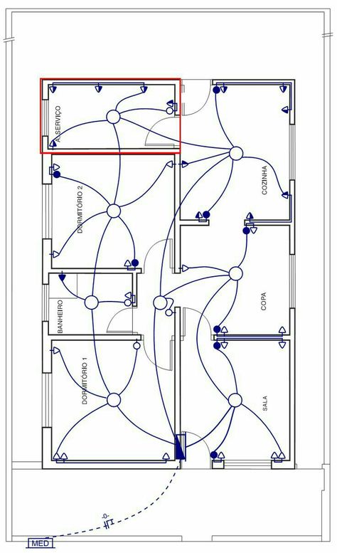 Home Electrical Wiring, Electrical Circuit Diagram, House Wiring, Electrical Layout, Electrical Wiring Diagram, Electrical Panel, Electrical Projects, Diy Electrical, Electrical Plan