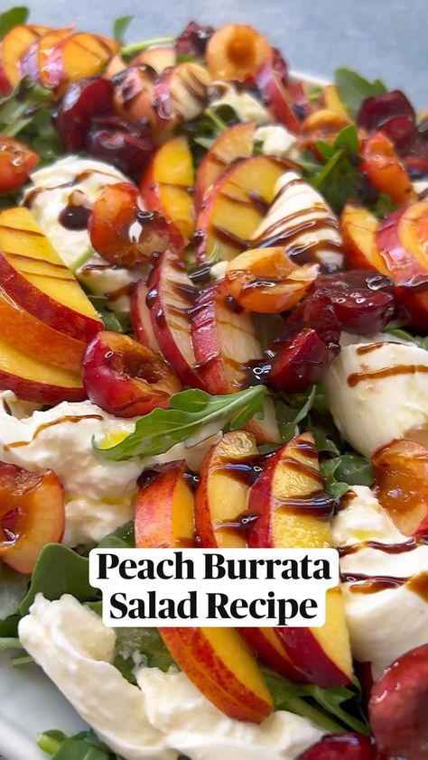 Peach Burrata Salad Recipe in 2022 | Best salad recipes, Recipes, Salad recipes Peach Burrata Salad, Peach Burrata, Burrata Salad, Fresh Salad Recipes, Lake Food Ideas Summer, Food Ideas Summer, Lake Food Ideas, Best Salad Recipes, Lake Food