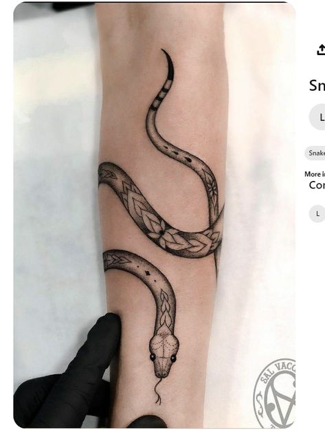 Snake Ankle Tattoo, A Snake Tattoo, Wrap Around Wrist Tattoos, Around Arm Tattoo, Cuff Tattoo, Tattoo Snake, Serpent Tattoo, Wrap Tattoo, Stay True To Yourself