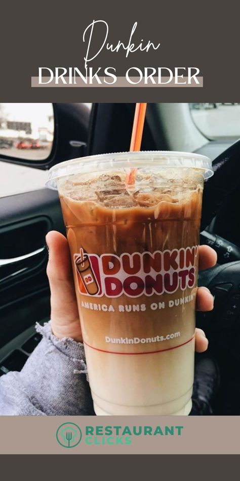 Dunkin’, or Dunkin’ Donuts as it was formerly known, was once incredibly popular for donuts. It still is famous for its donuts, but over the years, customers have caught onto one of Dunkin’s other incredible offerings, and this is their drinks. In this guide, I’ve compiled a list of the top drinks to order at Dunkin’ the next time you’re there #coffeedrinks #coffee #dunkindonuts Dunkin Macchiato Order, Macro Friendly Dunkin Donuts Coffee, How To Order Dunkin Donuts Iced Coffee, Butter Pecan Dunkin Order, What To Order At Dunkin Donuts Coffee, Hot Dunkin Donuts Drinks, Dunkin Donuts Secret Menu Drinks, Dunkin Donuts Iced Coffee Order Healthy, Coffee Orders Dunkin