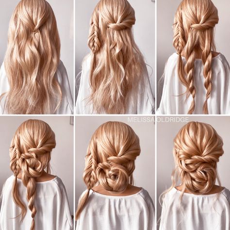 Want to learn how to create the perfect soft bridal hair updo? #easyhairstyle #hairdesign #hairstyleideas Soft Bridal Hair, Hair Updos Tutorials, Hairstyles Winter, Long Hairdos, Makeup Trial, Hairstyle Bun, Hairstyles Curls, Hairstyles Messy, Hairstyles Hoco