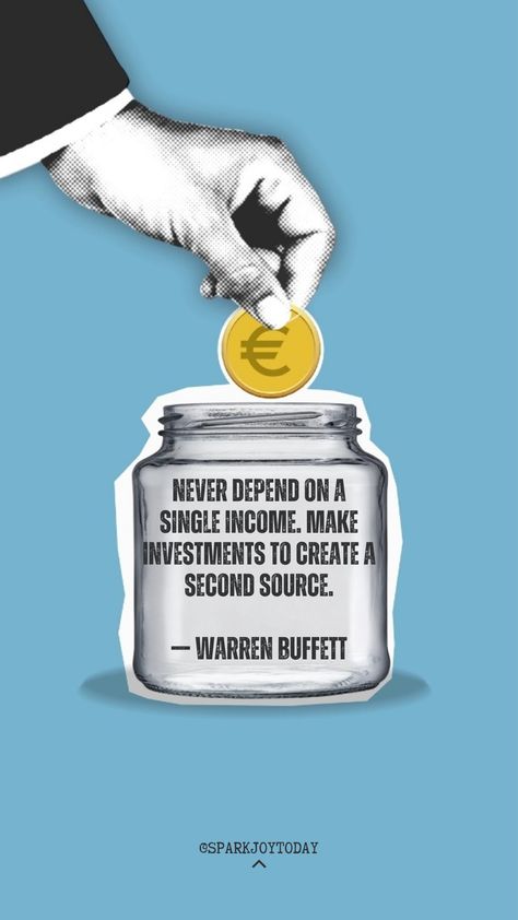 Never depend on a single income. Make investments to create a second source of financial security and independence. 💰📈 #FinancialDiversification #InvestSmart #IncomeStreams #FinancialIndependence #WealthBuilding #InvestmentStrategies #FinancialPlanning Second Source Of Income, Second Income, Financial Security, Side Income, Vision Boards, Income Streams, Wealth Building, 2024 Vision, Financial Independence