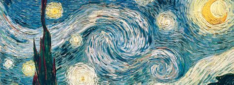 Just Like Van Gogh, Ocean Waves Paint Clouds In The Sky : NPR Starry Night Twitter Header, Night Twitter Header, Macbook Pro Wallpaper, Starry Starry Night, Ocean Waves Painting, Clouds In The Sky, Arte Van Gogh, Wave Painting, Art Van