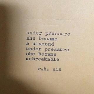 Under pressure she became a diamond under pressure she became unbreakable... r.h. sin #quotes R H Sin Quotes, Pressure Quotes, Sin Quotes, Diamond Quotes, Spiritual Things, Cap Decorations, Jewelry Watch, Strong Woman, Under Pressure