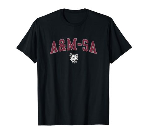 PRICES MAY VARY. Officially Licensed Texas A&M University– San Antonio apparel. Show your support for the Jaguars with this TAMU–SA logo apparel! The soft material and digitally printed logo make this a great addition to any TAMU San Antonio Jaguars apparel collection! Wear this fan favorite Texas A&M San Antonio Jaguars apparel to the big game or just hanging out around the house. The unique logo done in vibrant colors will let everyone know your affiliation with TAMU–SA! Lightweight, Classic f Texas A&m San Antonio, Texas A&m Shirts, Sa Logo, Texas A M University, T Shirt Image, Texas A&m, Clothing Logo, Unique Logo, Big Game