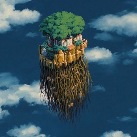 Manga News, Studio Ghibli Movies, Castle In The Sky, Studio Ghibli Art, Ghibli Movies, Ghibli Art, Apple Watch Wallpaper, Sky Art, Hayao Miyazaki