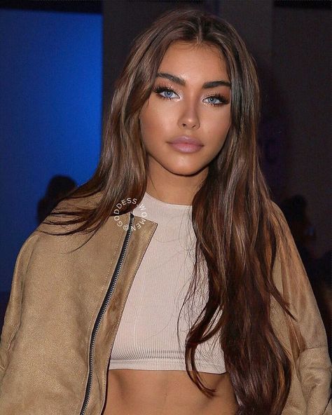 GODDESS WOMEN on Instagram: “@madisonbeer with blue eyes is a vibe 😍” Goddess Women, Madison Beer Hair, Madison Beer, Brunette Hair, Pretty Makeup, Brunette Hair Color, Balayage Hair, Dark Hair, Hair Highlights