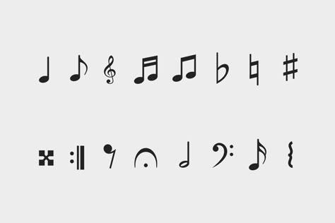 16 Music Notation Icons by creativevip on Envato Elements Music Tones, Music Doodle, Music Notation, Waves Icon, Icon Sets, Music Sound, Music Logo, Script Type, Treble Clef