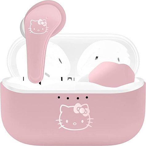 OTL Technologies HK0856 Hello Kitty Wireless Bluetooth Earphones with Charging Case On Ear Earphones, Apple Headphone, Electronics Mini Projects, Best Headphones, Kids' Party, Phone Calls, Voice Assistant, Bluetooth Headphones Wireless, Wireless Headset