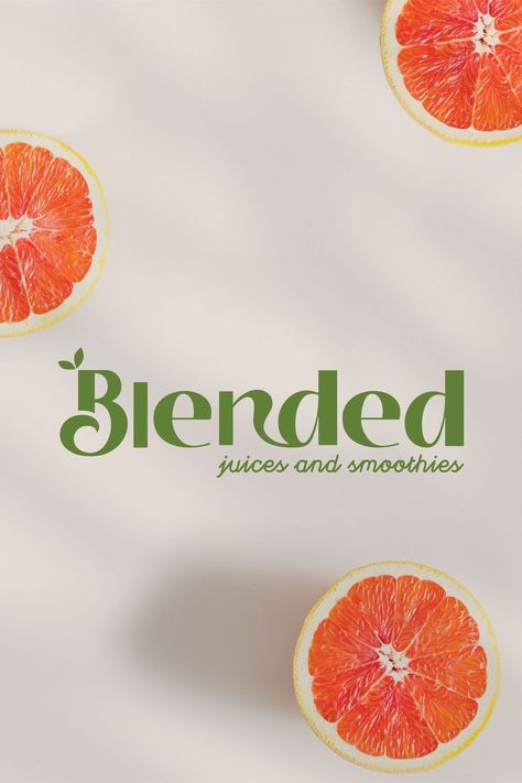 Blended is a cold pressed juice and smoothie company that uses organic fruit and vegetables to craft healthy and energizing drinks. Founded by two dynamic individuals, the company believes in the importance of connecting with their customers. They have an extensive range of flavors to choose from and have the option to build your own drink, making it personalized to your taste. Their aim is to make ‘healthy’ super easy and tasty for people with busy lives. Graphic Designer Studio, Juice Logo, Healthy Brands, Juice Company, Juice Branding, Juice Packaging, Organic Fruits And Vegetables, Pressed Juice, Cold Pressed Juice