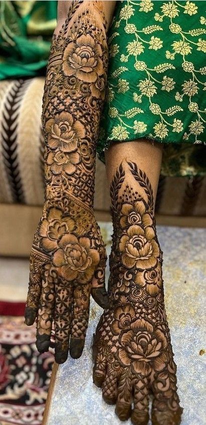 Bridal Mehndi Designs | Glossnglitters.com Pakistani Dulhan Mehndi Designs, 3 D Mehndi Design, Mahendi Designs Pakistani, Bridal 3d Mehndi Designs, Pakistani Bridal Mehendi Designs, Bridal Mehendi Designs Hands Latest Pakistani, Bridal Khafif Mehndi Designs, Dulhan Mehndi Designs Back Hand, Pakistani Bridal Mehndi Designs Unique