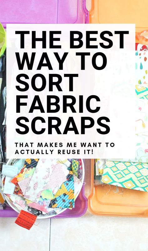 Organizing Fabric Scraps, Start Sewing, Little Mushroom, Beginner Sewing Projects Easy, Organize Fabric, Scrappy Quilt, Scrap Fabric, Leftover Fabric, Sewing Rooms