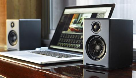 A good set of speakers can help turn your PC into the ultimate home entertainment rig. Here's what to look for, along with the best ones we've tested. Office Color Ideas, Tv Surround, Desk Setup Ideas, Laptop Speakers, Computer Speaker, Desktop Speakers, Sound Equipment, Pc Speakers, Organization Office