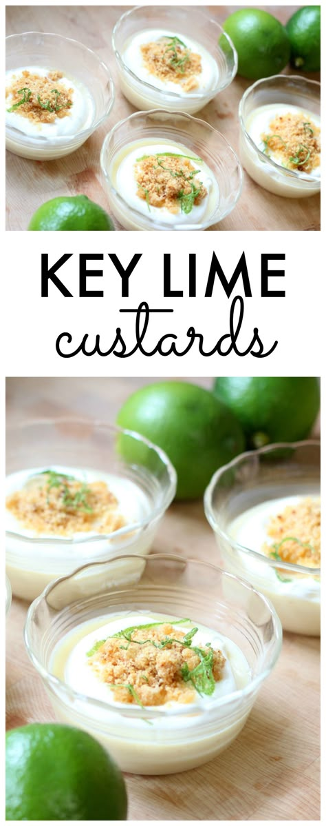 Key Lime Custard, Lime Custard, Learning To Bake, Shooter Recipes, Dessert Business, Sweet Tooth Recipes, Lime Desserts, Food Bites, Pie Filling Recipes