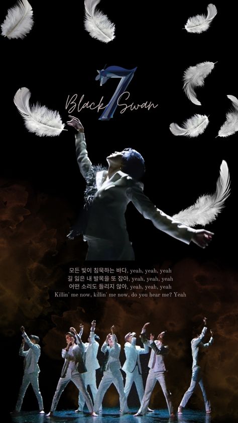 #btswallpaper #blackswan Black Swan Bts, Swan Wallpaper, Iphone Wallpaper Inspirational, Black Phone Wallpaper, Bts Wallpaper Lyrics, Pink Quotes, Bts Lyric, Bts Aesthetic Pictures, Black Swan