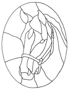 stained glass patterns on Pinterest | 76 Pins Horse Quilt, Stained Glass Patterns Free, Mosaic Stained, Glass Art Projects, Horse Pattern, Stained Glass Diy, Art Stained, Stained Glass Crafts, Stained Glass Designs