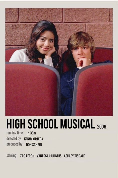 Movie Covers Aesthetic, Movie And Tv Show Posters, High School Musical Movie, Movies Polaroid, Minimalist Poster Movie, Movie Posters Aesthetic, Aesthetic Movie Posters, Movie Cover Poster, Movie Polaroids