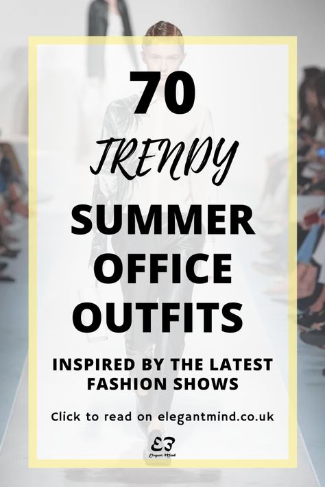 If you're looking for light and chic yet professional outfits for the office, check out these 70 trendy summer work outfits. Hot Work Outfits Summer, Tropical Work Outfit, Work Outfit Summer Office, Business Professional Outfits Summer, Bold Colors Outfits, Elegant Work Wear, Hot Day Outfit, Outfit Ideas For Work, Office Party Outfits