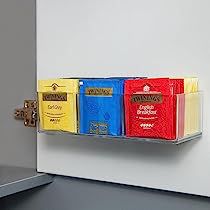 Tea Organizer, Kitchen Pantry Doors, Spice Organizers, Tea Box Storage, Tea Bag Storage, Tea Organization, Tea Bag Organizer, Tea Station, Tea Chest