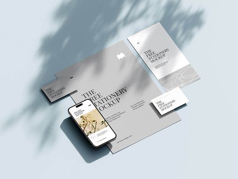 Stationary Mockup Free Psd, Stationary Mockup Free, Iphone Mockup Free, Iphone Mockup Psd, Iphone Mockup, Stationery Mockup, Mockups Design, Mockup Templates, Mockup Free Psd