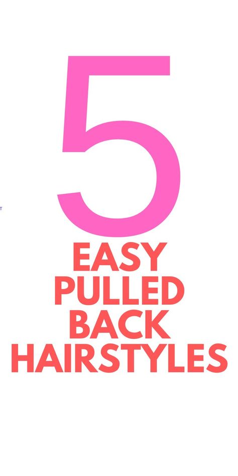 5 EASY PULLED BACK HAIRSTYLES - HERE ARE SOME PRETTY AND EASY PULLED UP HAIRSTYLES. Easy Pulled Up Hairstyles, Easy Pulled Back Hairstyles, Easy Hairstyles For Moms, Hair With A Headband, Hairstyles For Busy Moms, Cute Headband Hairstyles, Womens Pixie Hairstyles, Hair Pulled Back, Wispy Hair