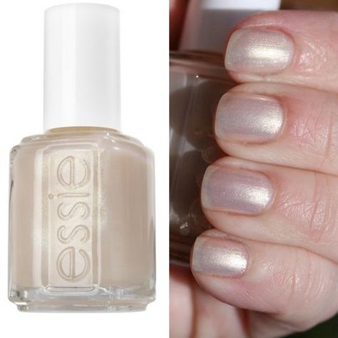 On my nails: Essie Show Me the Ring Essie Chrome Nail Polish, Nails Essie, Nail Vibes, School Shopping List, Chrome Nail Polish, Essie Nail Colors, Magical Girl Aesthetic, Nude Nail, Chrome Nail