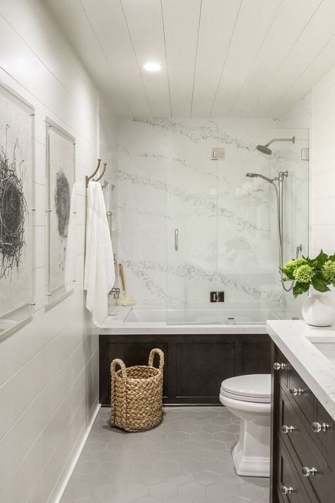 fine 10 Best Hallway Bathroom Design Ideas https://matchness.com/2018/03/11/10-best-hallway-bathroom-design-ideas/ Small Basement Bathroom, Guest Bathroom Design, Half Bathroom Remodel, Guest Bathroom Remodel, Guest Bathroom Decor, Rustic Bathroom Designs, Attic Bathroom, Revere Pewter, Hallway Bathroom