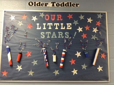 4th of July July Daycare Door Theme, July Boards For Preschool, July 4th Door Decorations Classroom, July Bulliten Board Ideas, 4th Of July Classroom Bulletin Boards, Forth Of July Door Decorations Classroom, Fourth Of July Classroom Decorations, July 4th Bulletin Boards Ideas, Fourth Of July Bulletin Board Preschool