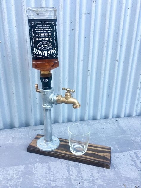 Jack Daniels Whiskey Dispenser Fully Functional Gift for Whiskey Bottle Crafts, Whiskey Dispenser, Bday Gifts For Him, Surprise Gifts For Him, Bar Sala, Liquor Dispenser, Thoughtful Gifts For Him, Romantic Gifts For Him, Beverage Dispensers