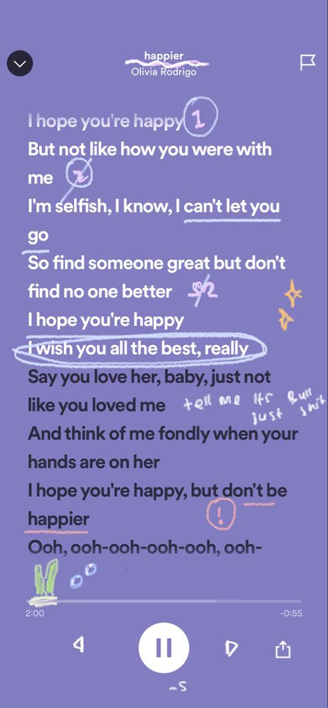 Happier Song Lyrics, Happier Song, Happy Song Lyrics, Happier Lyrics, Im Selfish, Happy Song, Lyrics Art, Book Art Diy, Bettering Myself