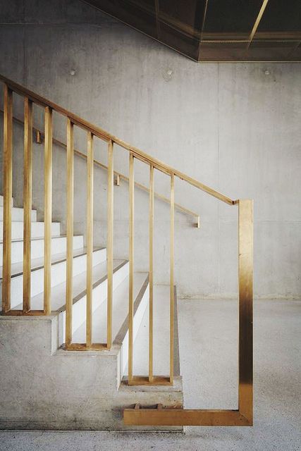 {autumn inspiration in shades of fallen leaves, cloudy skies & bits of gold} by {this is glamorous}, via Flickr Concrete Staircase, David Chipperfield Architects, Concrete Stairs, Sepang, Stair Case, Stair Handrail, Staircase Railings, Lan Can, Interior Stairs