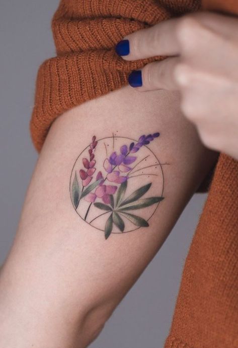 Bluebonnet Tattoo, Tattoo Watercolor, Key Tattoos, Fairy Tattoo Designs, Poppies Tattoo, Beautiful Flower Tattoos, Watercolor Tattoos, Vine Tattoos, Shoulder Tattoos