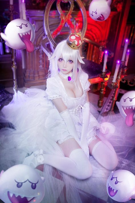 Trending Images Gallery | Know Your Meme Hot Anime Cosplay, Mario Cosplay, Belle Cosplay, King Boo, Ghost Costume, Amazing Cosplay, Cosplay Outfits, Super Mario Bros, Cosplay Anime