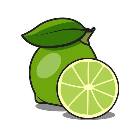 Lime Drawings Fruit, Lime Clipart, Lime Vector, Lime Fruit, Fruit Icons, Green Lemon, Fruit Vector, Spelling Bee, Heart Tree