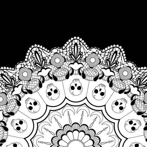 Skull and lace mandala. This mandala is also part of the Halloween bundle. You can check these out on my Etsy store. Link in bio. #skullmandala #mandalatattoo #lacemandala #etsy #digitalart Mandala Tattoo, Etsy Store, Link In Bio, Digital Art, Halloween, Lace, Art