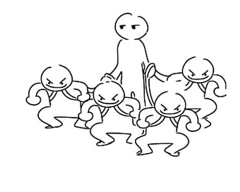 5 Stickman Friends, 5 Friends Drawing Base, Art Bases Friends, Draw Bases Meme, Memes Drawing Template, Drawing Bases Group Of 3, Drawings Of Friends Group Of 5, Meme Drawing Template, Group Of 5 Drawing Base