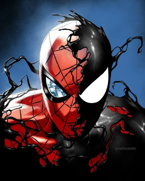 Symbiotes Spiderman, Spider Man Black Suit, Fye Pics, Symbiote Suit, Horror Ideas, Notes On Instagram, Leaving Cert, Spider Man Black, Spiderman Comic Art