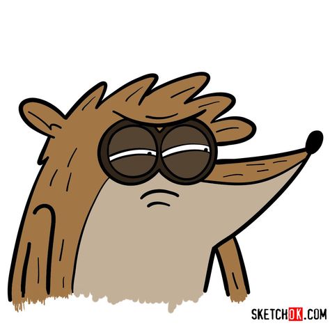 Margaret Regular Show, Thomas Regular Show, Rigby Regular Show, Draw Face, Easy Drawing Guides, Drawing Characters, Drawing Guides, Regular Show, Drawing Guide