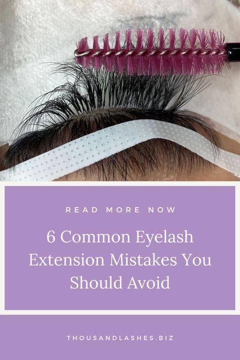 6 COMMON EYELASH EXTENSION MISTAKES YOU SHOULD AVOID What should you not do when applying eyelash extensions? Do you have to shake lash glue? How do you apply eyelash extensions for beginners? Tricks for lash extensions? Making a mistake is an unavoidable part of a lash artist's learning process especially when you are just starting out. But the truth is that you can avoid these mistakes even if you're just a beginner if you know what to do. Applying Eyelash Extensions, Lying Eyes, Lash Tricks, Best Lash Extensions, Eyelash Extension Training, Extension Training, Eyelash Technician, Lash Salon, Best Lashes