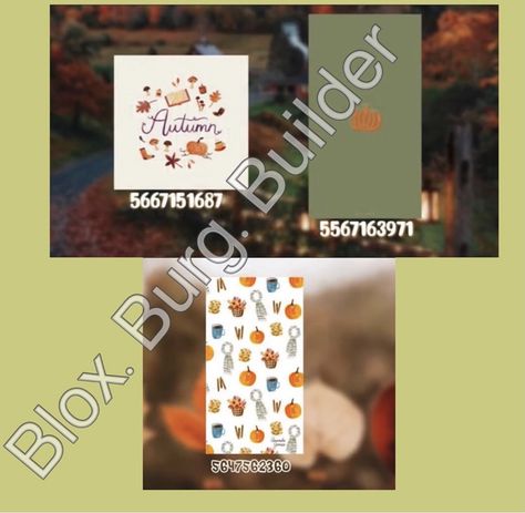 Halloween Decals Bloxburg, Blocksburg Decals, Bloxburg Autumn, Bloxburg Photos, Bloxburg Halloween, Bloxburg Pictures, Decal Bloxburg, Bloxburg Tips, Codes Wallpaper