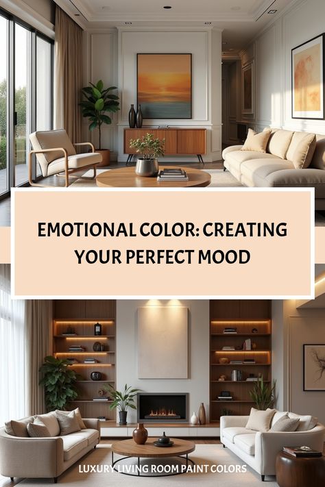 Emotional impact of color in luxury living room design Living Room Paint Colors, Rich Jewel Tones, Room Paint Colors, Bedroom Paint Colors, Paint Colors For Living Room, Elegant Living Room, Bedroom Paint, Living Room Paint, Room Paint