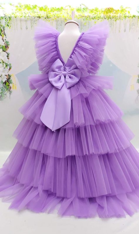 Lavender Flower Girl Dress Lavender Toddler Dress Lilac - Etsy Узбекистан Toddler Fancy Dress Girl, Kids Flower Dress, Fancy Toddler Dresses, Purple Kids Dress, Tutu Dresses For Kids, Tulle Dress For Kids, Tulle Dress Pattern, Princess Dresses For Toddlers, Tutu Frocks