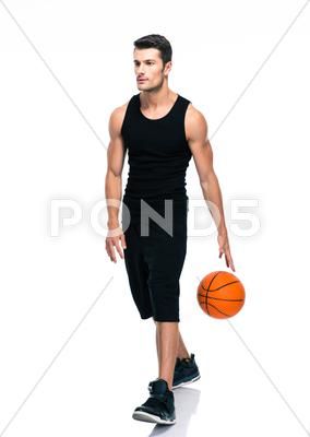 Portrait of a handsome man playing in basketball Stock Photos #AD ,#man#handsome#Portrait#playing Best Photoshop Actions, Sport Portraits, Professional Portrait, Standing Poses, Handsome Man, Basketball Player, Sports Photos, Model Release, Sport Man