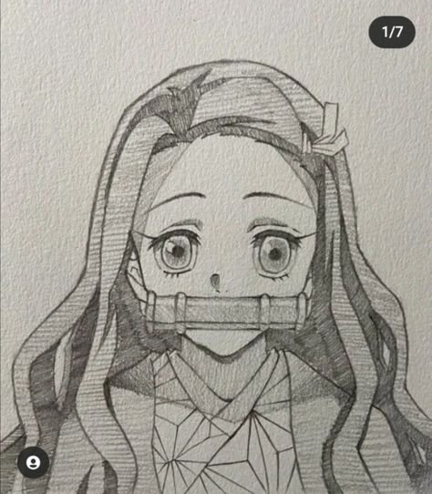 nezuko Nezoku Drawing Sketch, Nezuko Drawing Easy Cute, Demon Slayer Nezuko Drawing Sketch, Nezuko Pencil Drawing, Nezuko Pencil Sketch, Nezuko Sketch Easy, Demon Slayer Nezuko Sketch, Naruto Sketch Easy, Demon Slayer Drawing Sketch Easy