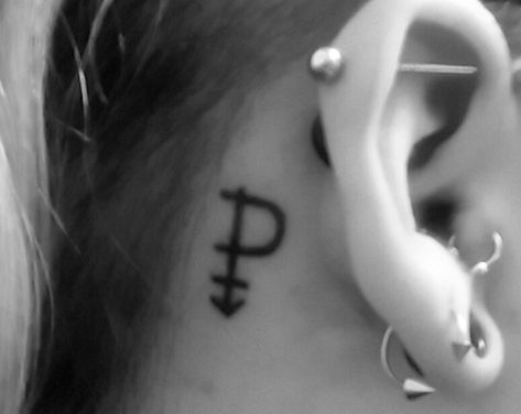 r/pansexual on Imgur Pansexual Tattoo Ideas, Pansexual Tattoo, Pattern Tattoos, Gay Tattoo, Tattoo Behind Ear, Pride Tattoo, Tattoos Inspo, Small Tattoos With Meaning, Symbol Tattoos