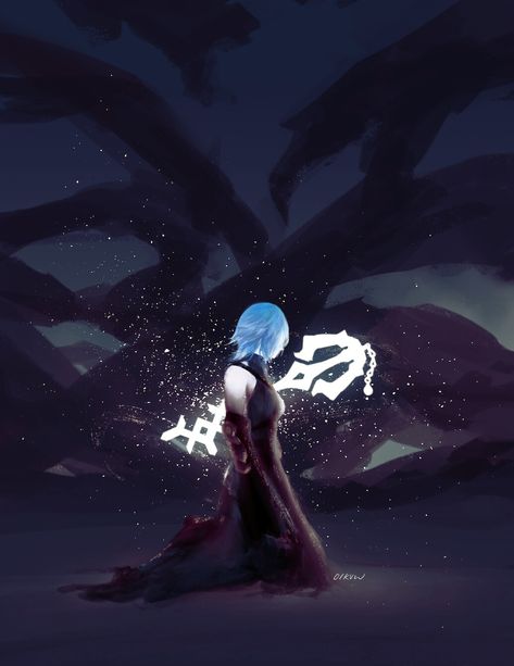 Aqua || Kingdom hearts || by 琳 Kh Birth By Sleep, Aqua Kingdom Hearts, Kingdom Hearts Wallpaper, Anime Knight, Dark Aqua, Kingdom Hearts Fanart, Kingdom Hearts Art, Pixel Animation, Hold My Heart