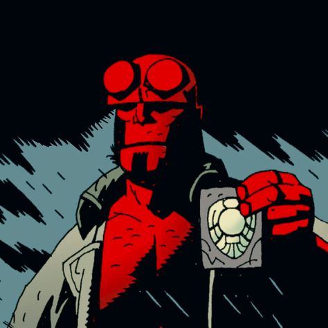 Hellboy Panels, Hellboy Comic Panels, Hellboy Comic Art, Abe Hellboy, Hellboy Mike Mignola, Hellboy Fanart, Hellboy Comics, Hellboy Comic, Mike Mignola Art