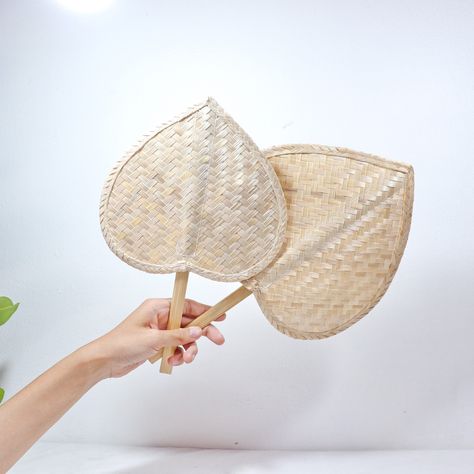 Bamboo Hand Fan - Wall Hanging - woven fan wall decor -Palm Wall Art-Bamboo Wall fans Decor-Wall Decor-Wall Decoration - Wedding Fans Fan Wall Decor, Bamboo Care, Old Fan, Bamboo Pendant Light, Bamboo Wall, Pendant Light Shades, Wedding Fans, Eco Chic, Wall Fans